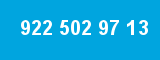 922 502 97 13